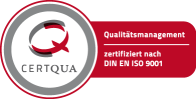 Certqua zertifiziert nach DIN EN ISO 9001